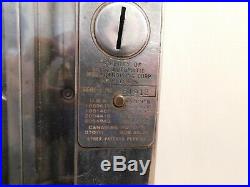 Vintage Mills 1 Cent Gum Dispenser Vending Machine With Key
