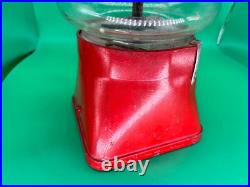Vintage Minneapolis Regal Vending Machine Hot Peanuts (NICE GLASS, NO LID) Works