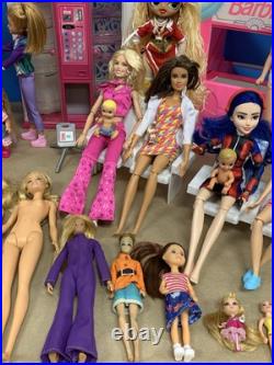 Vintage Modern Mixed Barbie Lot Magic Movie Theater Snack Bar Vending Machine