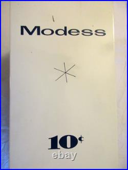 Vintage Modess Feminine Napkin/Pads Dispenser 10-Cent Vending Machine No Keys