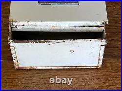 Vintage Modess Sanitary Napkin Tampon Gas Station Vending Machine Coin Op Sign