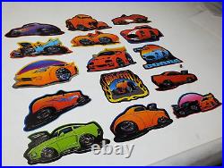 Vintage Muscle cars Hot Rods Vending Machine Stickers NM Complete Set