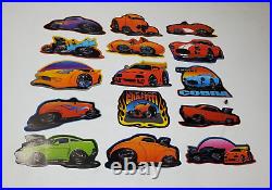 Vintage Muscle cars Hot Rods Vending Machine Stickers NM Complete Set