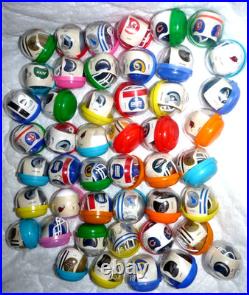 Vintage NFL Mini Gumball Vending Machine Football Plastic Helmets Lot of 47