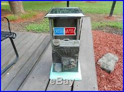 Vintage NORRIS MASTER NO. 77 FANTAIL Penny Nickel Vending Machine