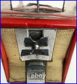 Vintage NORTHWESTERN 5 cent Gumball Machine, Original Paint, Key Works