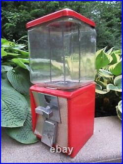 Vintage NORTHWESTERN Glass Globe Gumball Candy Nut vending machine