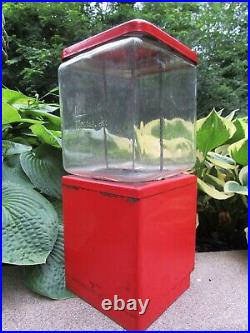 Vintage NORTHWESTERN Glass Globe Gumball Candy Nut vending machine