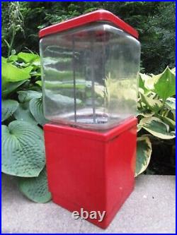 Vintage NORTHWESTERN Glass Globe Gumball Candy Nut vending machine