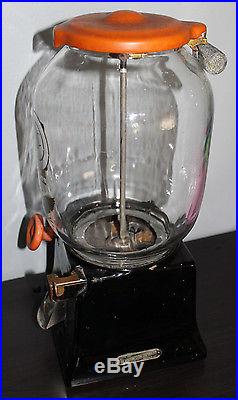 Vintage NORTHWESTERN Model #31 Penny 1 Cent Gumball Vending Machine Barrel Lock