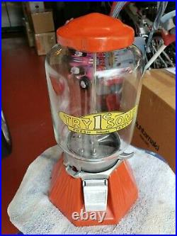 Vintage NORTHWESTERN -Model 33 Porcelain Counter Top Vending Machine 1 Cent