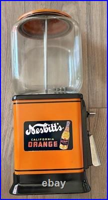 Vintage Nesbitt's CaliforniaOrange 1 Cent GumballMachine