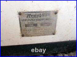 Vintage NewsVend Model 100 Newspaper Vending Machine Marion Chronicle Ohio