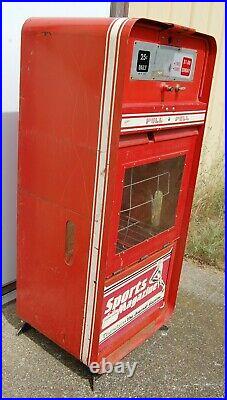 Vintage Newspaper Vending Machine, Sports Magazine, The Journal Gazette, 46 T