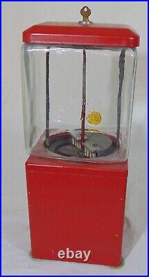 Vintage Northwester Glass Gumball Vending Machine 25 cents