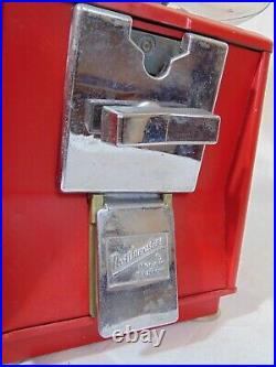 Vintage Northwester Glass Gumball Vending Machine 25 cents