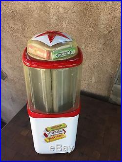 Vintage Northwestern 10 Cent Turn Top Pack Gum Vending Machine Wrigleys Themed