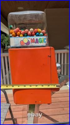 Vintage Northwestern 1 Cent Gum Ball Candy Vending Machine WORKS Magic Bubble