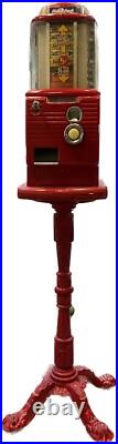Vintage Northwestern 5 Cent Package Gum Dispenser Circa 1954 With Stand Rare