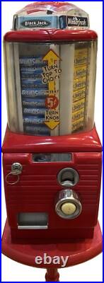 Vintage Northwestern 5 Cent Package Gum Dispenser Circa 1954 With Stand Rare Vintage Northwestern 5 Cent Package Gum Dispenser Circa 1954 With Stand Rare