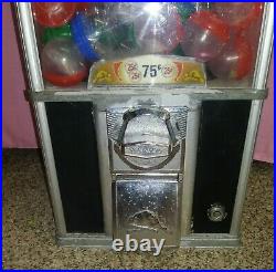 Vintage Northwestern Beaver Capsule Vending Machine 75 Cent Vend