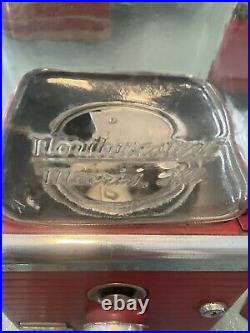 Vintage Northwestern Gumball Machine No Keys