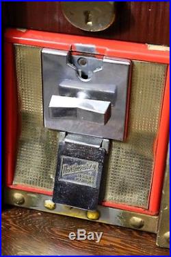 Vintage Northwestern Gumball Vending Machine Long John Silver Treasure Chest