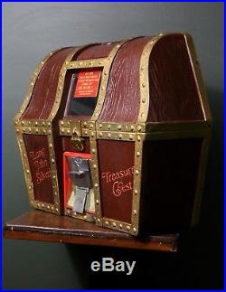 Vintage Northwestern Gumball Vending Machine Long John Silver Treasure Chest