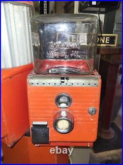 Vintage Northwestern Trio Triple 1 Cent Penny Merchandiser Vending Machine