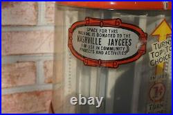 Vintage Northwestern Turn Knob 1 Cent Bubble Gum Machine