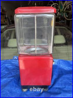 Vintage Northwestern Vending 5 Cent Gumball Bubble Gum Machine TESTED W Key