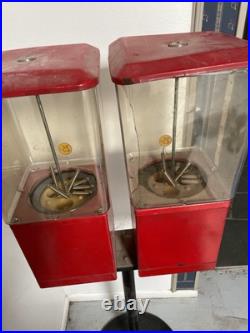 Vintage Northwestern dual-head gumball/candy vending machine