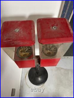 Vintage Northwestern dual-head gumball/candy vending machine
