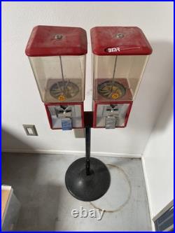 Vintage Northwestern dual-head gumball/candy vending machine