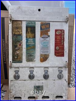 Vintage Novelty 1970 Condom Vending Machine Original Display