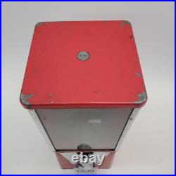 Vintage Oak 10¢ Cent Dime Oak Vista Candy Nut Gumball Machine Plexi Face Working