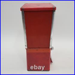 Vintage Oak 10¢ Cent Dime Oak Vista Candy Nut Gumball Machine Plexi Face Working