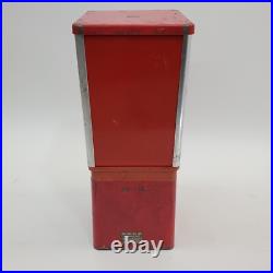 Vintage Oak 10¢ Cent Dime Oak Vista Candy Nut Gumball Machine Plexi Face Working