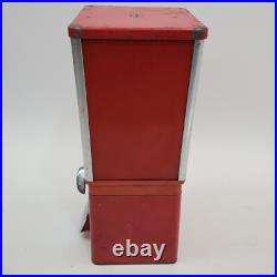 Vintage Oak 10¢ Cent Dime Oak Vista Candy Nut Gumball Machine Plexi Face Working