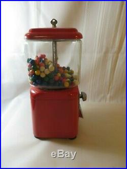 Vintage Oak Acorn 1 Cent Gumball Machine Restored