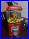 Vintage Oak Acorn Gumball Machine 5¢ All-Purpose Vendor Glass Globe c. 1951-1952