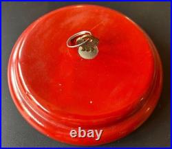 Vintage Oak Acorn Gumball Machine Round Glass Globe With Key Five Cents
