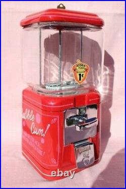 Vintage Oak Acorn Vending Machine For Man Cave, Or She Shed