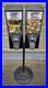 Vintage Oak Vista Candy Machine Double Head Stand ACS Charity 10¢ 25¢ No Keys