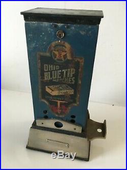 Vintage Ohio Blue Tip Matches vending machine