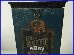 Vintage Ohio Blue Tip Matches vending machine