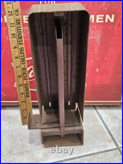 Vintage Ohio Match One Cent Penny Coin Operated Dispenser Vending Machine