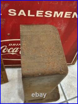 Vintage Ohio Match One Cent Penny Coin Operated Dispenser Vending Machine