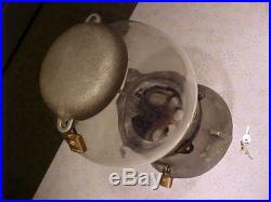 Vintage Old 1 Cent COLUMBUS Ohio Gumball Machine Glass Globe Lafayette Indiana