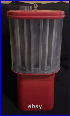 Vintage Old Oak Acorn 1 Cent Chicklet Gumball Machine Selectable With Key RARE